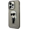 Dėklas Karl Lagerfeld KLHCP14XHNIKTCK IPHONE 14 PRO MAX 6.7 "Juodas/Juodas HARDCASE ICONIK Karl Lagerfeld