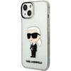 Dėklas Karl Lagerfeld KLHCP14MHNIKTCT IPHONE 14 PLUS / 15 PLUS 6.7 "TRANSPARENT HARDCASE IKONIK Karl Lagerfeld