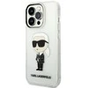 Apple iPhone 14 Pro Max Karl Lagerfeld dėklas Ikonik Karl Lagerfeld (KLHCP14XHNIKTCT) skaidrus