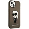 Dėklas Karl Lagerfeld KLHCP14MHNIKTCK IPHONE 14 PLUS / 15 PLUS 6.7 "Juodas / Juodas HARDCASE IKONIK Karl Lagerfeld