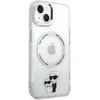 Karl Lagerfeld KLHMP14MHNKCIT Apple iPhone 14 Plus/ 15 Plus 6,7″ kietas dėklas skaidrus Iconic Karl&Choupett