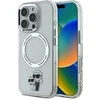 Karl Lagerfeld IML Karl and Choupette MagSafe dėklas skirtas iPhone 16 Pro skaidrus