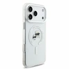 Dėklas Karl Lagerfeld IML K&CH Heads Metal Frame MagSafe Case, skirta iPhone 18 Pro Max, balta