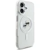 Karl Lagerfeld IML K&CH Heads Metal Frame MagSafe dėklas skirtas Apple iPhone 17 skaidrus