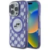 Karl Lagerfeld IML Monogram K&CH Heads MagSafe Apple iPhone 16 Pro Max dėklas telefonui violetinės spalvos