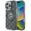 Karl Lagerfeld IML Monogram Karl & Choupette Head MagSafe Apple iPhone 16 Pro - dėklas telefonui juodos spalvos