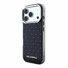 Dėklas Karl Lagerfeld IML Rhinestones Allover and Electroplated Logo skirtas iPhone 18 Pro / 17 Pro juodas