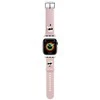 Apyrankė laikrodžiui Apple Watch 1 / 2 / 3 / 4 / 5 / 6 / 7 / 8 / SE / Ultra (42 / 44 / 45 / 49 mm) Karl Lagerfeld Strap 3D Rubber Karl&Choupette Heads (KLAWLSLKCNP) rožinės spalvos