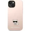 Dėklas Karl Lagerfeld KLHCP14MSLCTPI IPHONE 14 PLUS / 15 PLUS 6.7 "HARDCASE LIGHT Rožinis / LIGHT Rožinis SILICONE CHUPETTE BODY