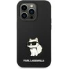 Karl Lagerfeld KLHCP14XSNCHBCK iPhone 14 Pro Max 6,7″ kietas dėklas juodos spalvos Silicone Choupette