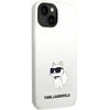 Karl Lagerfeld dėklas, skirtas iPhone 14 Plus 6,7 KLHCP14MSNCHBCH baltas HC Silicone NFT Choupette
