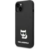 Dėklas Karl Lagerfeld KLHCP14MSLCTBK IPHONE 14 PLUS / 15 PLUS 6.7 "HARDCASE JUODA / Juodas SILICONE CHOUPETTE BODY