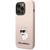 Dėklas Karl Lagerfeld KLHCP14XSNCHBCP IPHONE 14 PRO MAX 6.7 "HARDCASE Rožinis/Rožinis SILICONE CHUPETTE
