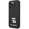 Apple iPhone 14 Pro Karl Lagerfeld dėklas Silicone Choupette Body (KLHCP14LSLCTBK) juodos spalvos