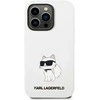 Karl Lagerfeld KLHCP14XSNCHBCH Apple iPhone 14 Pro Max 6,7″ kietas dėklas baltos spalvos Silicone Choupette