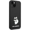 Karl Lagerfeld dėklas iPhone 14 Plus 6,7 KLHCP14MSNCHBCK juodas HC Silicone NFT Choupette