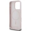 Karl Lagerfeld KLHMP16XSKCHPPLP Apple iPhone 16 Pro Max 6.9″ rožinės spalvos kietas dėklas Silicone Double Heads Pri
