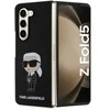 Dėklas Karl Lagerfeld KLHCZFD5SNIKBCK WITH FOLD5 HARDCASE Juodas/Juodas SILICONE ICONIK