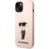 Dėklas Karl Lagerfeld KLHCP14MSNIKBCP IPHONE 14 PLUS / 15 PLUS 6.7 "HARDCASE Rožinis / Rožinis SILICONE IKONIK