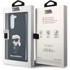 Dėklas Karl Lagerfeld KLHCZFD5SNIKBCK WITH FOLD5 HARDCASE Juodas/Juodas SILICONE ICONIK