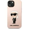 Karl Lagerfeld dėklas, skirtas iPhone 14 6,1 KLHCP14SSNIKBCP rožinės spalvos HC Silicone NFT Ikonik