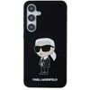Samsung Galaxy S24 Karl Lagerfeld silikoninis dėklas Ikonik (KLHCS24SSNIKBCK) juodos spalvos