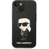 Dėklas Karl Lagerfeld KLHCP14MSNIKBCK IPHONE 14 PLUS / 15 PLUS 6.7 "HARDCASE Juodas / Juodas SILICONE IKONIK