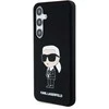 Samsung Galaxy S24 Karl Lagerfeld silikoninis dėklas Ikonik (KLHCS24SSNIKBCK) juodos spalvos