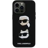 Dėklas Karl Lagerfeld KLHCP15XSDHKNK IPHONE 15 PRO MAX 6.7 "Juodas/Juodas SILICONE KARL &amp; CHUPETTE HEAD