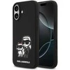 Karl Lagerfeld Liquid Silicone K&CH Sketch MagSafe dėklas skirtas Apple iPhone 17 juodos spalvos
