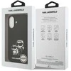 Karl Lagerfeld Liquid Silicone K&CH Sketch MagSafe dėklas skirtas Apple iPhone 17 juodos spalvos