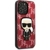 Karl Lagerfeld KLHCP13LPMNIKPI Apple iPhone 13 Pro / 13 6,1″ kietas dėklas red Monogram Ikonik Patch
