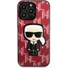 Karl Lagerfeld KLHCP13LPMNIKPI Apple iPhone 13 Pro / 13 6,1″ kietas dėklas red Monogram Ikonik Patch