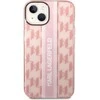 Dėklas Karl Lagerfeld KLHCP14MHKLSPCP IPHONE 14 PLUS / 15 PLUS 6.7 "HARDCASE Rožinis / Rožinis MONO VERTICAL STRIPE