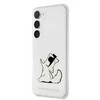 Karl Lagerfeld KLHCS23MCFNRC S23+ S916 skaidrus kietas dėklas Choupette Fun