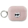 Karl Lagerfeld Monogram Choupette Head AirPods Pro 2 - dėklas ausinėms rožinės spalvos