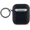 Apple AirPods Karl Lagerfeld Cover Monogram Karl Head ausinių dėklas juodos spalvos