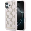 Karl Lagerfeld PU Perforated Monogram MagSafe dėklas skirtas Apple iPhone 17 rožinės spalvos