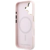 Karl Lagerfeld PU Perforated Monogram MagSafe dėklas skirtas Apple iPhone 17 rožinės spalvos