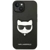 Dėklas Karl Lagerfeld KLHCP14MSAPCHK IPHONE 14 PLUS / 15 PLUS 6.7 "HARDCASE JUODA / Juodas SAFFIANO CHOUPETTE HEAD PATCH