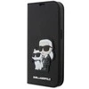 Dėklas Karl Lagerfeld KLBKP14LSANKCPK IPHONE 14 PRO 6.1 "BOOKCASE Juodas/Juodas SAFFIANO KARL &amp; CHOUPETTE
