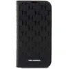 Dėklas Karl Lagerfeld KLBKP14LSAKLPK IPHONE 14 PRO 6.1 "BOOKCASE Juodas/Juodas SAFFIANO MONOGRAM