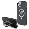 Karl Lagerfeld KLHMP15MHMRSKCK Apple iPhone 15 Plus / 14 Plus 6.7″ juodos spalvos kietas dėklas Ring Stand Karl&Cho