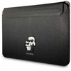 Nešiojamo kompiuterio krepšys 14″ Karl Lagerfeld Saffiano Karl&Choupette (KLCS14SAKCPMK) juodos spalvos