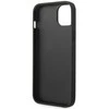 Dėklas Karl Lagerfeld Saffiano Monogram Case skirtas iPhone 14 Plus, juodas