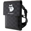 Karl Lagerfeld krepšys Saffiano Monogram Choupette (KLWBSAKHPCK) juodos spalvos