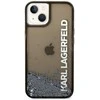 Dėklas Karl Lagerfeld KLHCP14MLCKVK IPHONE 14 PLUS / 15 PLUS 6.7 "Juodas / Juodas HARDCASE LIQUID GLITTER ELONG