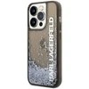 Apple iPhone 14 Pro Karl Lagerfeld dėklas Liquid Glitter Elong (KLHCP14LLCKVK) juodos spalvos