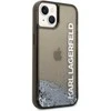 Dėklas Karl Lagerfeld KLHCP14MLCKVK IPHONE 14 PLUS / 15 PLUS 6.7 "Juodas / Juodas HARDCASE LIQUID GLITTER ELONG