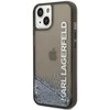 Dėklas Karl Lagerfeld KLHCP14MLCKVK IPHONE 14 PLUS / 15 PLUS 6.7 "Juodas / Juodas HARDCASE LIQUID GLITTER ELONG